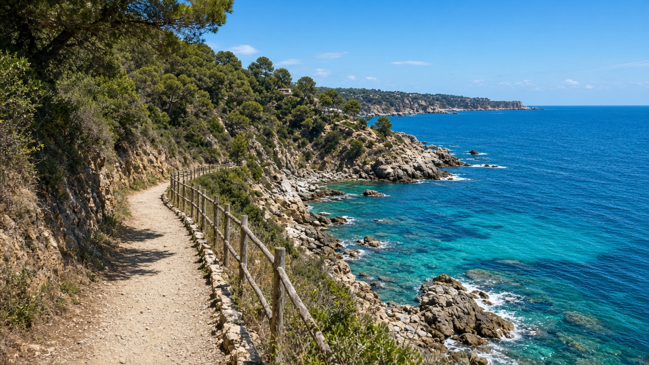 Cam&iacute; de Ronda sulla costa di L'Escala