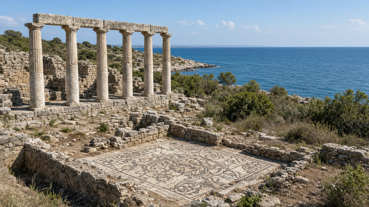 Rovine di Emp&uacute;ries vicino a L'Escala